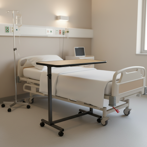<span class=keywords><strong>Table</strong></span> de chevet médicale en métal à hauteur réglable - Product Image 5