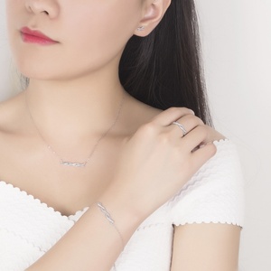 Fashion 925 Sterling Silver Cubic Zirconia Jewelry Set - Product Image 2