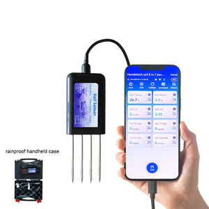 Xách tay 8 trong 1 tích hợp đất dinh dưỡng <span class=keywords><strong>Tester</strong></span> xách tay đất <span class=keywords><strong>PH</strong></span> Analyzer đất NPK cảm biến dữ liệu không dây logger cho trang trại - Product Image 1
