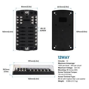Boîtier de fusibles Isuzu IPV, porte-fusibles haute tension MIDI ANL CNN ANM, fusible audio automobile, résistances Inine, pyro-fusible automobile BYD - Product Image 3