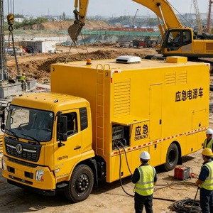Camión de suministro de energía de emergencia insonorizado de 80 kW para extinción de incendios, socorro en casos de desastre y construcción - Product Image 2