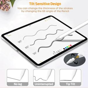 ปากกาสไตลัสรุ่นล่าสุดแบบ USB-C สำหรับ <span class=keywords><strong>iPad</strong></span> (2018-2025) พร้อมพอร์ตซ่อนแบบสไลด์สวิตช์ สำหรับ Apple <span class=keywords><strong>iPad</strong></span> 11 A16 Mini/<span class=keywords><strong>Pro</strong></span> M4/M5, Air M2/M3 - Product Image 5