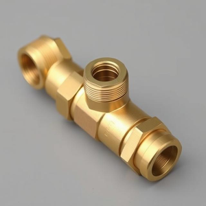 Accesorios de alimentación de extremo de latón de calidad Superior, piezas de acoplamiento de junta de tubería segura de alta presión, plomería industrial para el hogar, níquel - Product Image 5