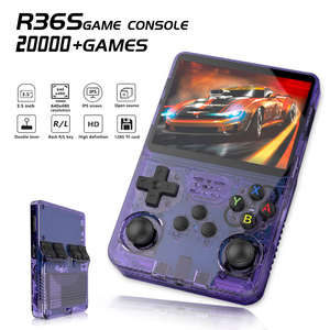 เครื่องเล่นเกมพกพา R36s โอเพ่นซอร์ส หน้าจอ 3.5 นิ้ว ความละเอียดสูง พร้อมจอยสติ๊กแบบเรโทร รองรับ Wi-Fi  มีเกมในตัว 10000 เกม ระบบปฏิบัติการ Linux - Product Image 1