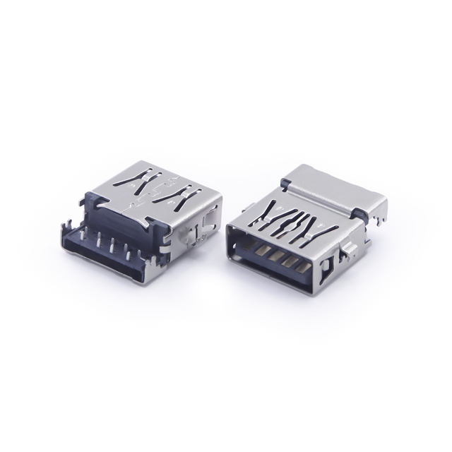 factory sales center heigh -1.2mm height on board 1.31mm 9Pin DIP USB 3.0 TYPE A connector female Super-Speed