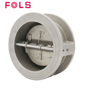 Válvula de Retención de Doble Disco de Acero Inoxidable 304 de Fábrica, Alta Temperatura, Hidráulica, DN100 - Product Image 1