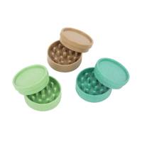 Smoke Shop Broyeur dégradable le plus vendu avec logo personnalisé 55mm-2parts Broyeur d'herbes biodégradables