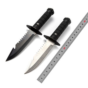 Cuchillo <span class=keywords><strong>de</strong></span> Supervivencia Multifuncional Portátil Hongrui, Hoja Fija, Defensa Personal, Funda <span class=keywords><strong>de</strong></span> Nailon, Negro Plateado, OEM ABS, Camping, <span class=keywords><strong>Caza</strong></span> - Product Image 6