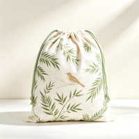 Sac à cordon personnalisé en non-tissé réutilisable et recyclable, grande capacité, multifonctionnel, protection anti-poussière, vente en gros usine