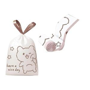 ถุงขยะพิมพ์ลาย Huamaohengchun LDPE ทนทาน ไม่ขาดง่าย มีหูหิ้วยาวถึงมือ ใช้ได้ในห้องน้ำ สำนักงาน บ้าน ห้องนอน - Product Image 1