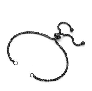 Cadenas Deslizantes Ajustables de Acero Inoxidable para <span class=keywords><strong>Hacer</strong></span> <span class=keywords><strong>Pulseras</strong></span>, Cadenas Extensoras Deslizantes con Terminales de Bola para Mujer, <span class=keywords><strong>Pulseras</strong></span> Semiterminadas para DIY - Product Image 5