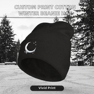 Gorro de Invierno de Lana de Alta Calidad, Gorro de Punto con Diseño de Dibujos Animados, Logotipo Personalizado, Impresión Digital Multicolor, Bordado 3D, Nivel de Diseñador - Product Image 2