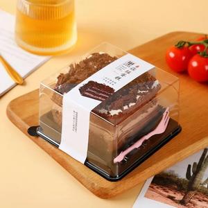 กล่องบรรจุภัณฑ์แบบสุญญากาศใส BX9สำหรับ<span class=keywords><strong>เค้ก</strong></span>กำมะหยี่สีแดงที่มีครีมเนยเค็มติดอยู่ทางตะวันตก<span class=keywords><strong>ล</strong></span>ายจุ<span class=keywords><strong>ด</strong></span>ที่ชัดเจนป่ายอ<span class=keywords><strong>ด</strong></span>นิยม - Product Image 4