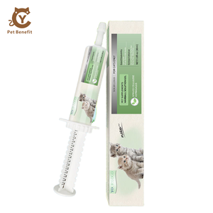 Pâte nutritive naturelle anti-boules de poils pour chiens et chats, formule à base de fibres végétales, stimule le péristaltisme intestinal, aide à la décharge des poils - Product Image 1