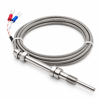 Probe Termokopel Tipe K Tipe J Sensor Suhu Termokopel Bayonet