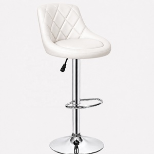 Chaise de bar moderne en cuir PU, tabouret de bar pivotant, siège de comptoir réglable en hauteur avec repose-pieds pour restaurant, café - Product Image 5