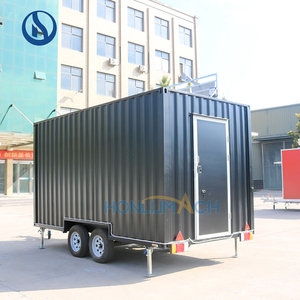 <span class=keywords><strong>Container</strong></span> nhà bếp xe tải 13ft rỗng nhượng thực phẩm Trailer giá rẻ để bán chấp nhận tùy chỉnh - Product Image 4