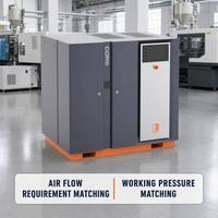 Compresseur d'air à vis haute performance 90 kW, système d'air robuste avec une pression de 13 bars pour équipement de fabrication
