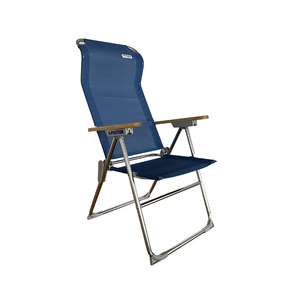 Chaise <span class=keywords><strong>de</strong></span> <span class=keywords><strong>camping</strong></span> pliable portable <span class=keywords><strong>de</strong></span> haute qualité <span class=keywords><strong>avec</strong></span> cadre en aluminium et dossier réglable pour utilisation en <span class=keywords><strong>parc</strong></span> et en cour - Product Image 2