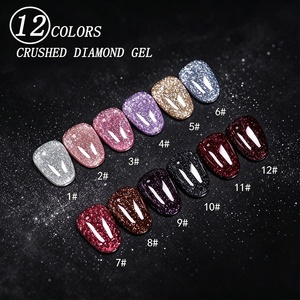 Esmalte de Uñas en Gel Disco Diamonds en Oferta, con Purpurina de Diamantes Triturados de Primera Calidad, Esmalte de Uñas en Gel UV No Tóxico, para Manicura DIY - Product Image 3