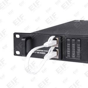 High Quality 2-Channel True Diversity Professional <b>Wireless</b> <b>Microphone</b> Dynamic Build-in Cascade Equalizer Spectrum Monitoring - Product Image 2