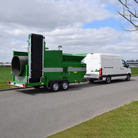 Machine de Criblage Mobile à Tambour Rotatif pour Terre Végétale, Copeaux de Bois, Sable et Roches à Vendre