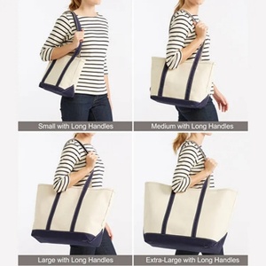 Two-Handle Large Capacity Eco-Friendly Durable Personalized Custom Design Cotton <b>Canvas</b> Tote Bag - Product Image 3