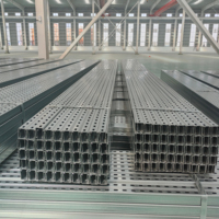 Support de montage de panneau solaire S350GD 41*52 en zinc, aluminium, magnésium, rail en profil C, acier, installation sur toit
