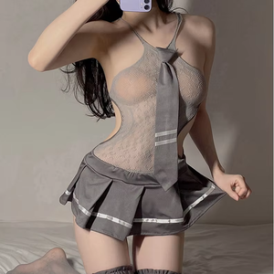 Pure Desire Emotional Appeal Lencería sexy para mujer Uniforme Ropa de cosplay con medias para cofres pequeños Lencería caliente % - Product Image 3