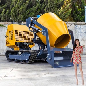 ผู้ผลิตเครื่องผสมปูนซีเมนต์รถขุดพร้อมระบบขับเคลื่อนที่ทนทาน - Product Image 2