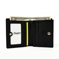 Dompet Kartu Kulit Asli Korea MA4 Snap Card Wallet Slim EDC Tempat Kartu Bisnis Unisex Tebal 2cm Penyimpanan Saku Portabel untuk Penggunaan Sehari-hari