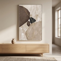 Peinture à l'huile Art Déco blanche 100% faite à la main, sur toile de coton 450 GSM, format personnalisé, en rouleau, pour la maison, Chine, vente en gros et dropshipping