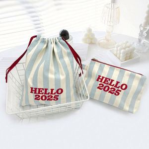 Wholesale Stripe Reusable Gift Travel Large Capacity Classic Students Shopping Custom Printed Logo Women's Large Canvas <b>Tote</b> - Product Image 5