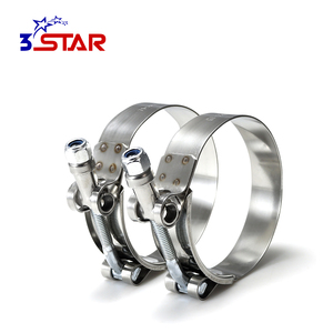 Có thể điều chỉnh Heavy Duty thép không gỉ t Bolt Hose <span class=keywords><strong>Clamp</strong></span> với dịch vụ OEM cho sử dụng công nghiệp - Product Image 3