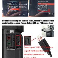 Cable USB Múltiple para DJI Ronin-SC/SC2/RS2/RS3/RS4 7 Sony, Cable de Carga y Control de Cámara, Cable de Conexión con Disparador