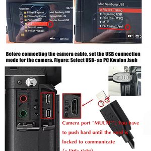 Câble multi-USB Sony pour stabilisateur <span class=keywords><strong>DJI</strong></span> <span class=keywords><strong>Ronin</strong></span>-SC/SC2/RS2/<span class=keywords><strong>RS3</strong></span>/RS4 7, câble de charge et de contrôle de caméra, connexion déclencheur - Product Image 4