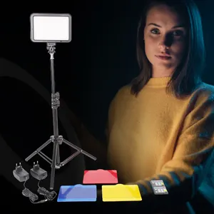 LED Panel Light Photo Studio Live Stream Photography Fill Light With Bracket Portable Professional Indoor LED Selfie Fill Light