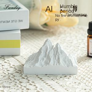 Diffuseur de parfum d'intérieur en pierre de gypse alpin, sans alcool, pour une ambiance fraîche et une décoration intérieure. - Product Image 2