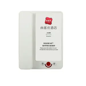 Weatherproof Room Speed Button With Logo Faceplate Printing Landline Telephone Cordless Hotel Phone