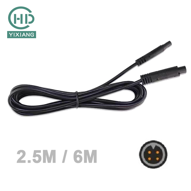 2.5m 6M Mini 4 Pin Video Extension Cable for Reverse Camera BMW 12V RCA Car Camera Backup Camera Video Wire Cable