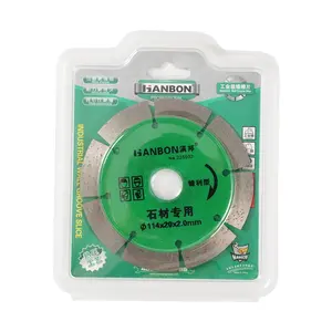 Ferramentas Elétricas Circular OEM Wet Cutting Diamond 114Mm Segment Saw Blades Stone Granite Blade Para Cortar Pedra