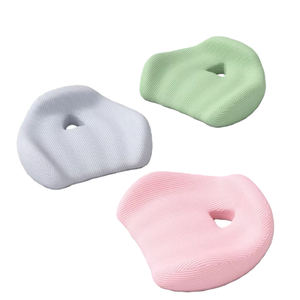 وسادة كرسي مكتب من الفوم الذاكر، دعم قطني مريح، وسادة مقعد متنفسة مضادة للانزلاق لجميع المواسم، للاستخدام في المنزل والسيارة والمكتب - Product Image 2