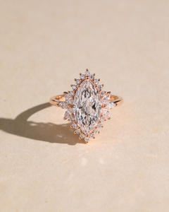 Anillo de Diamante Cultivado en Laboratorio con Corte Marquesa Brillante de Lujo, Certificado IGI, Brillo Radiante, Regalo Perfecto para Ocasiones Especiales, Propuesta de Matrimonio - Product Image 3