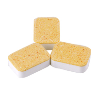 Tablette de lavage de vaisselle solide jetable écologique de qualité supérieure, trois couleurs, vente en gros