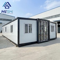 Maison préfabriquée extensible en conteneur de 20 pieds ou 40 pieds, panneau préfabriqué personnalisé, bâtiment préfabriqué, maison portable, 2, 4 ou 5 chambres, casa