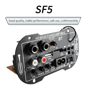 Placa Amplificadora de Potencia SF5, Micrófono Dual, 4 Ohmios, Altavoces para Automóvil de 6-10 Pulgadas, Subwoofer, <span class=keywords><strong>Audio</strong></span>, Salida de 12/24 V, 110/220 V, Mini Estéreo - Product Image 2