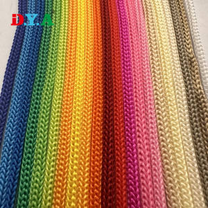 Prix de gros corde PP colorée 4mm d'épaisseur cordons tressés en polypropylène pour chaussures chapeaux vêtements - Product Image 3