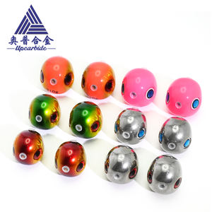 Leurre de <span class=keywords><strong>pêche</strong></span> coloré en acier tungstène haute densité, lune enflammée - Product Image 1