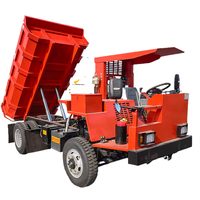 Mini-dumper minier sur roues, mini-dumper diesel autochargeur, tricycle à moteur diesel