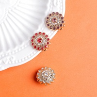 Magnets pour hijab femme, fermoir double face en strass, motif floral, broche de mode, boucle de foulard, modèle quatre saisons 40 Yiwu Small